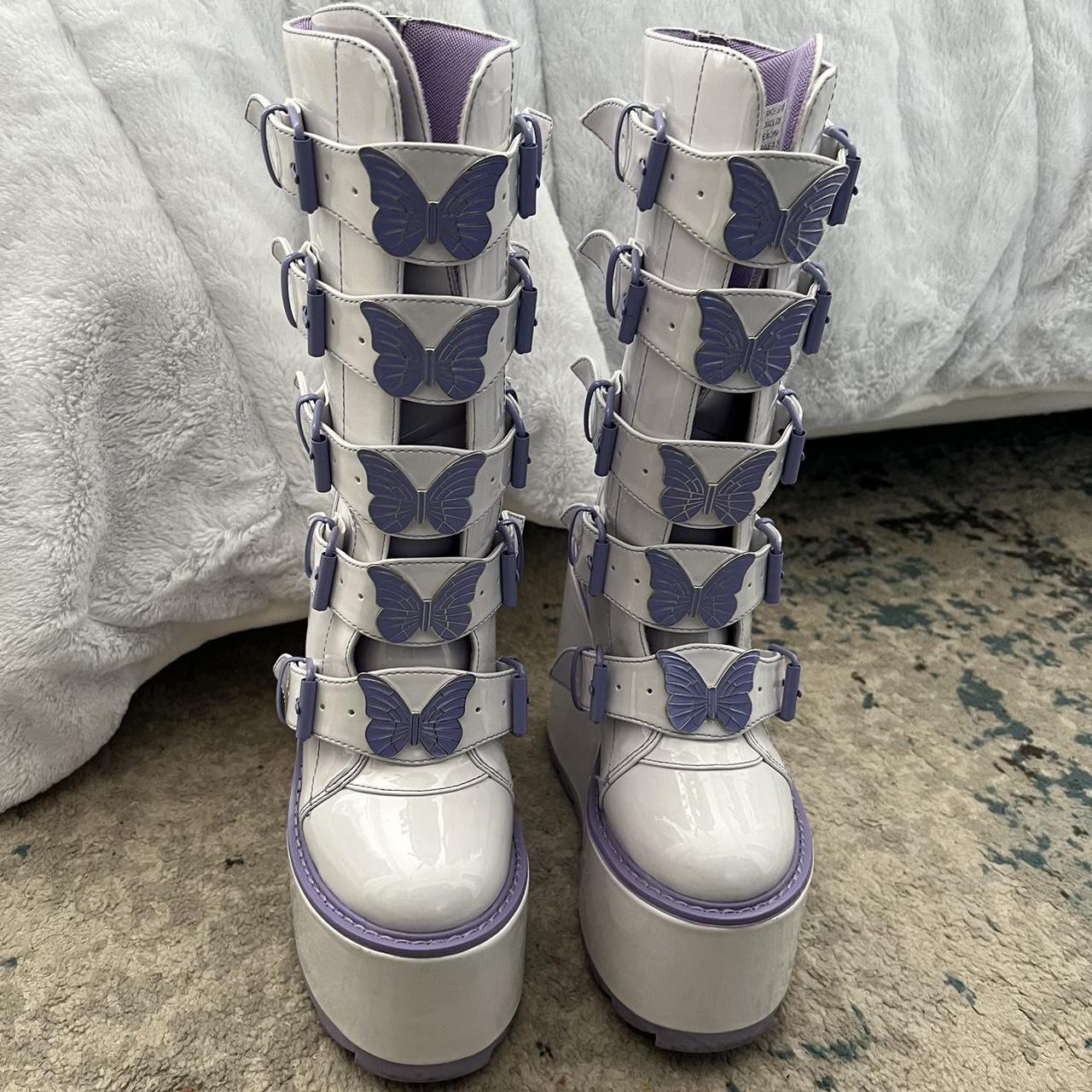 Dune white outlet boots