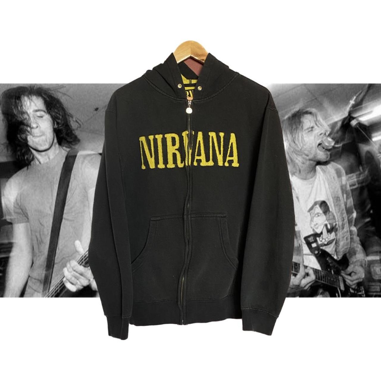 Nirvana zip up hoodie hotsell