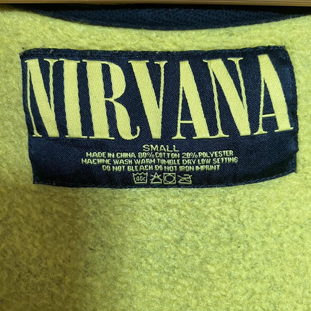 SUPER RARE Vintage 90's Nirvana zip up hoodie. These | Depop