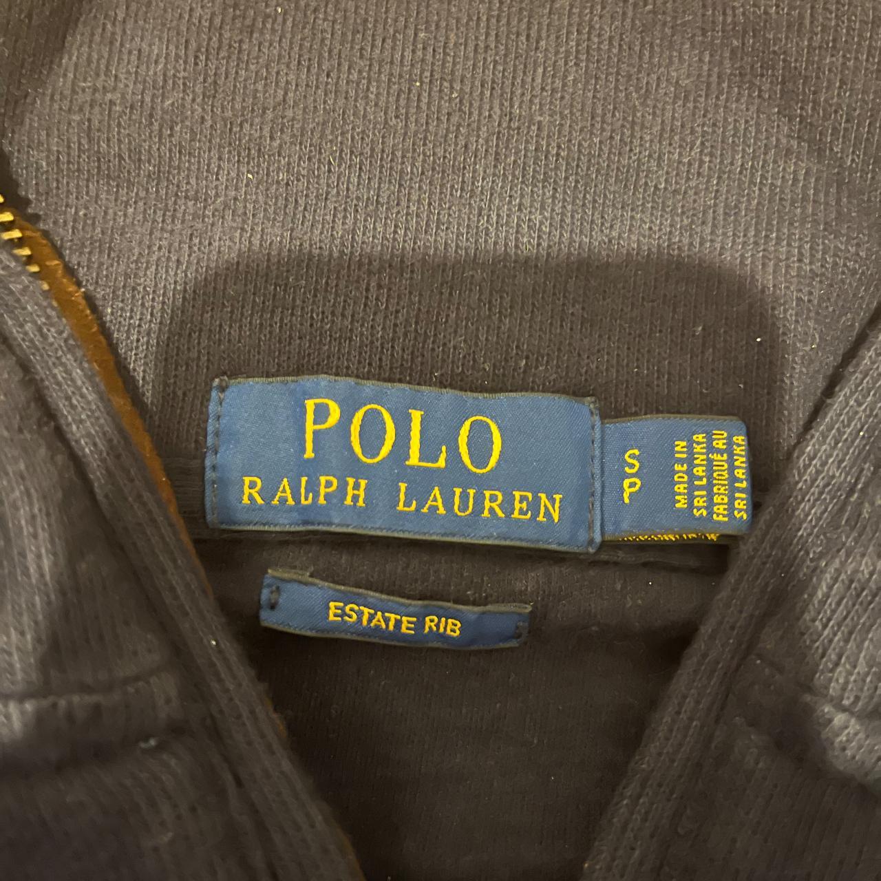 Polo Ralph Lauren Men's Navy and Yellow Sweatshirt | Depop