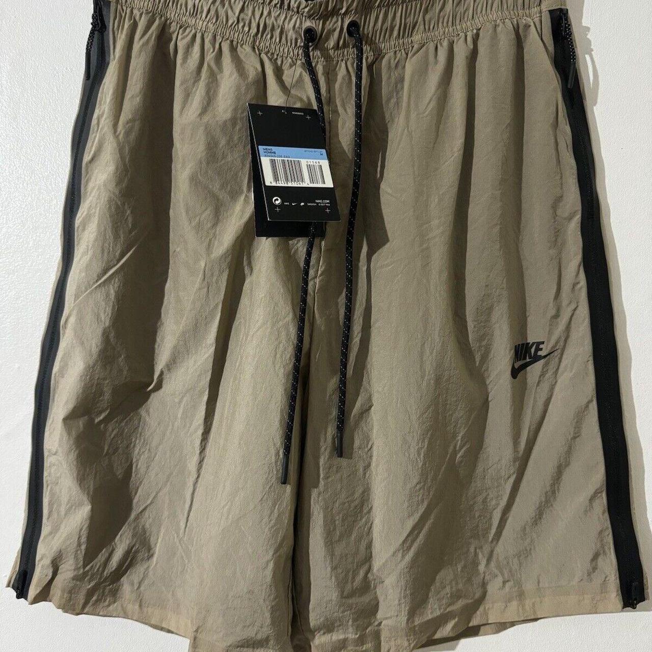 Nike Tech Hypermesh Retro Shorts Lined Beige Nylon