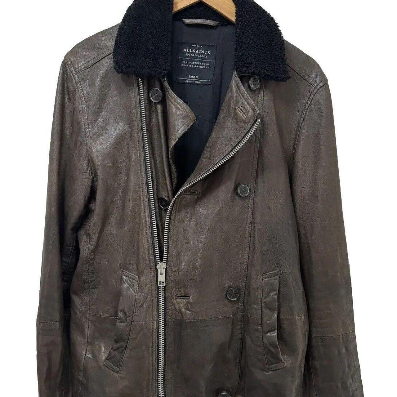 Fake all saints leather jacket best sale