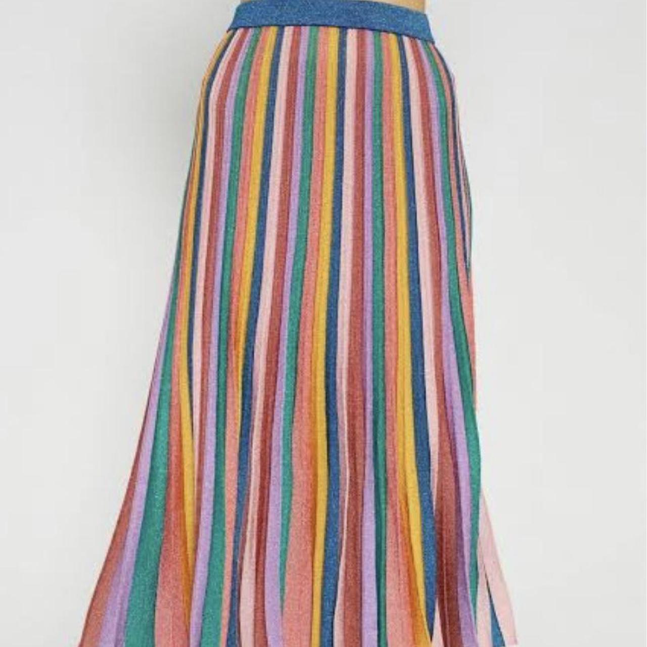 Gorman striped outlet skirt