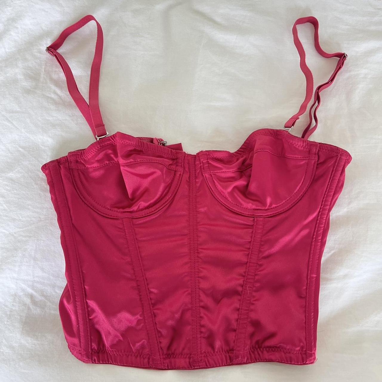 Urban outfitters ayla bust pink corset only worn... Depop