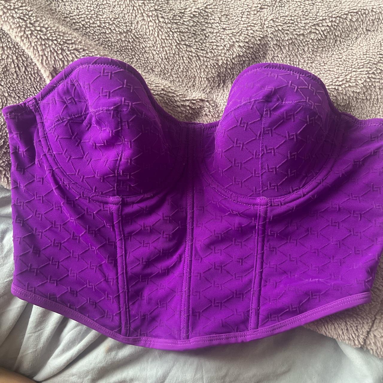 Purple primark corset top never worn before, just... - Depop