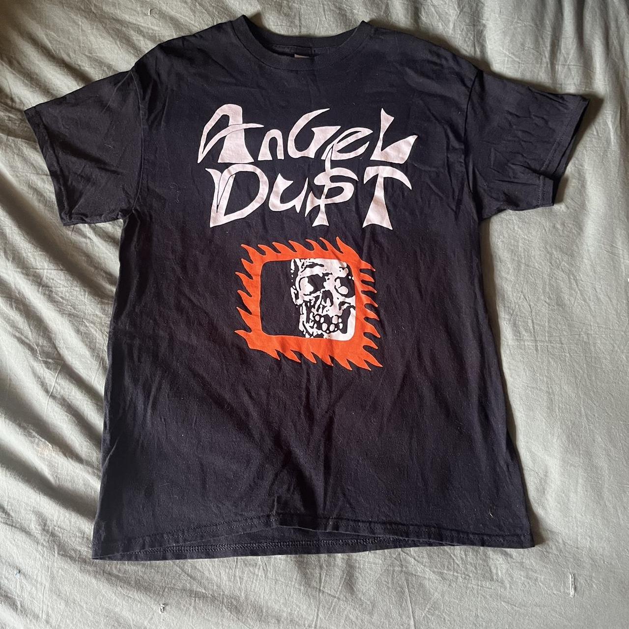 angel dust band tee from merch table. never worn but... Depop