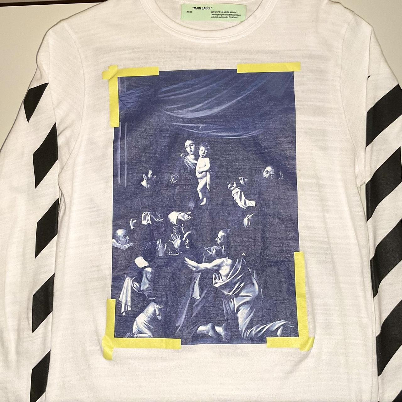 希少品】Off-White 16SS CARAVAGGIO ロンT 希少品】Off-White 16SS