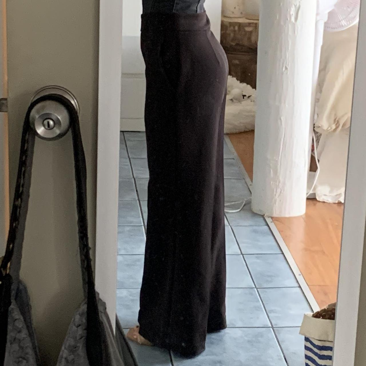 Dotti Black suit pants Undone at the seam to... Depop