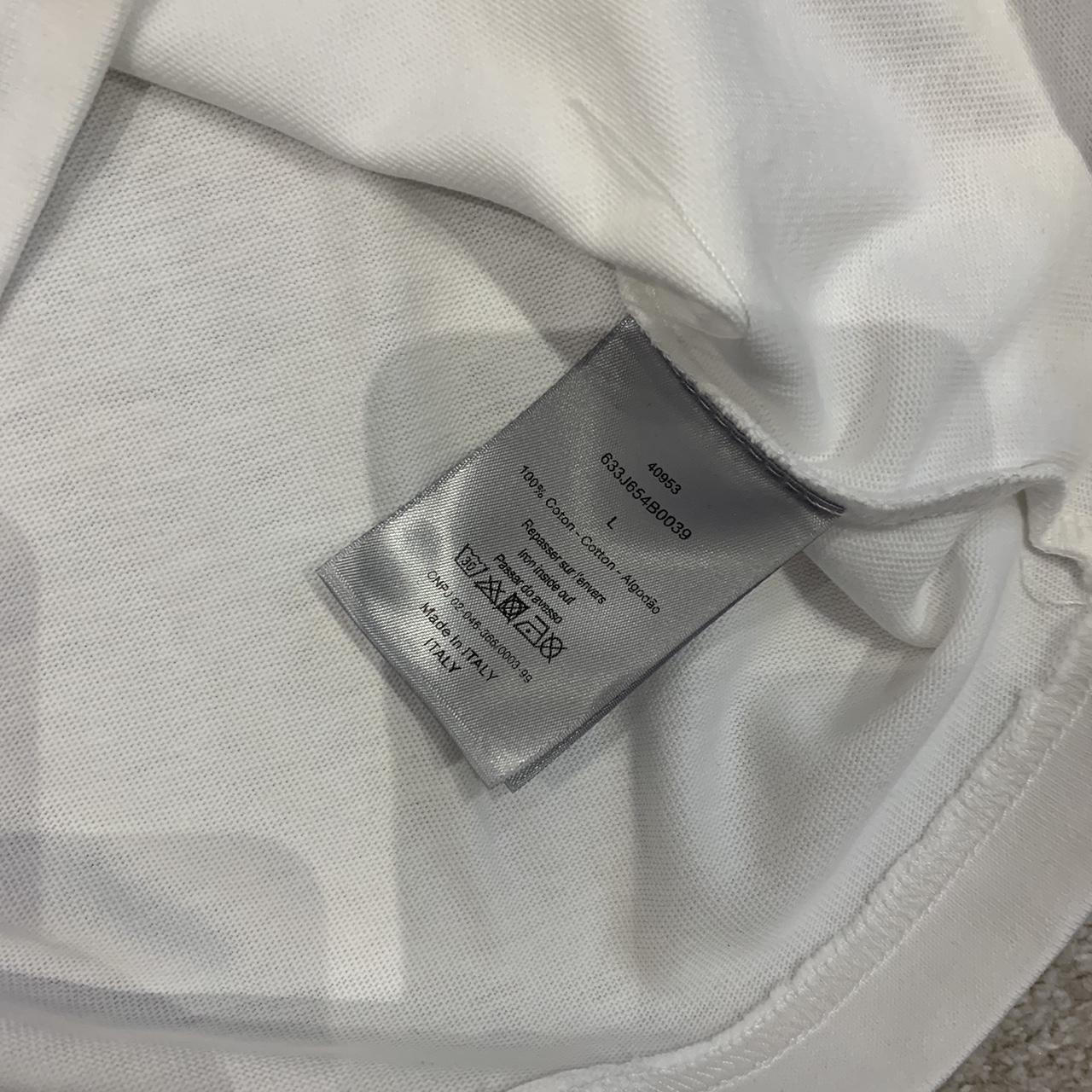 White Dior T-shirt New with Tags unwanted gift Xl - Depop