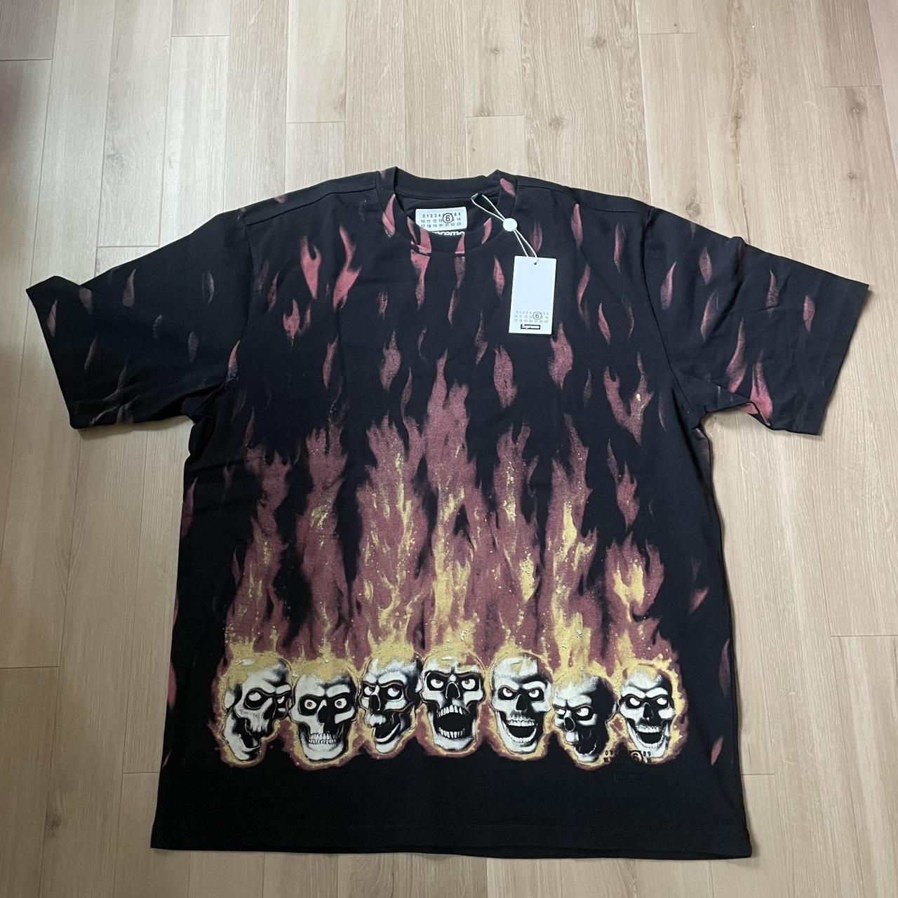 Maison Margiela X Supreme Liquid Blue Oversized | Depop