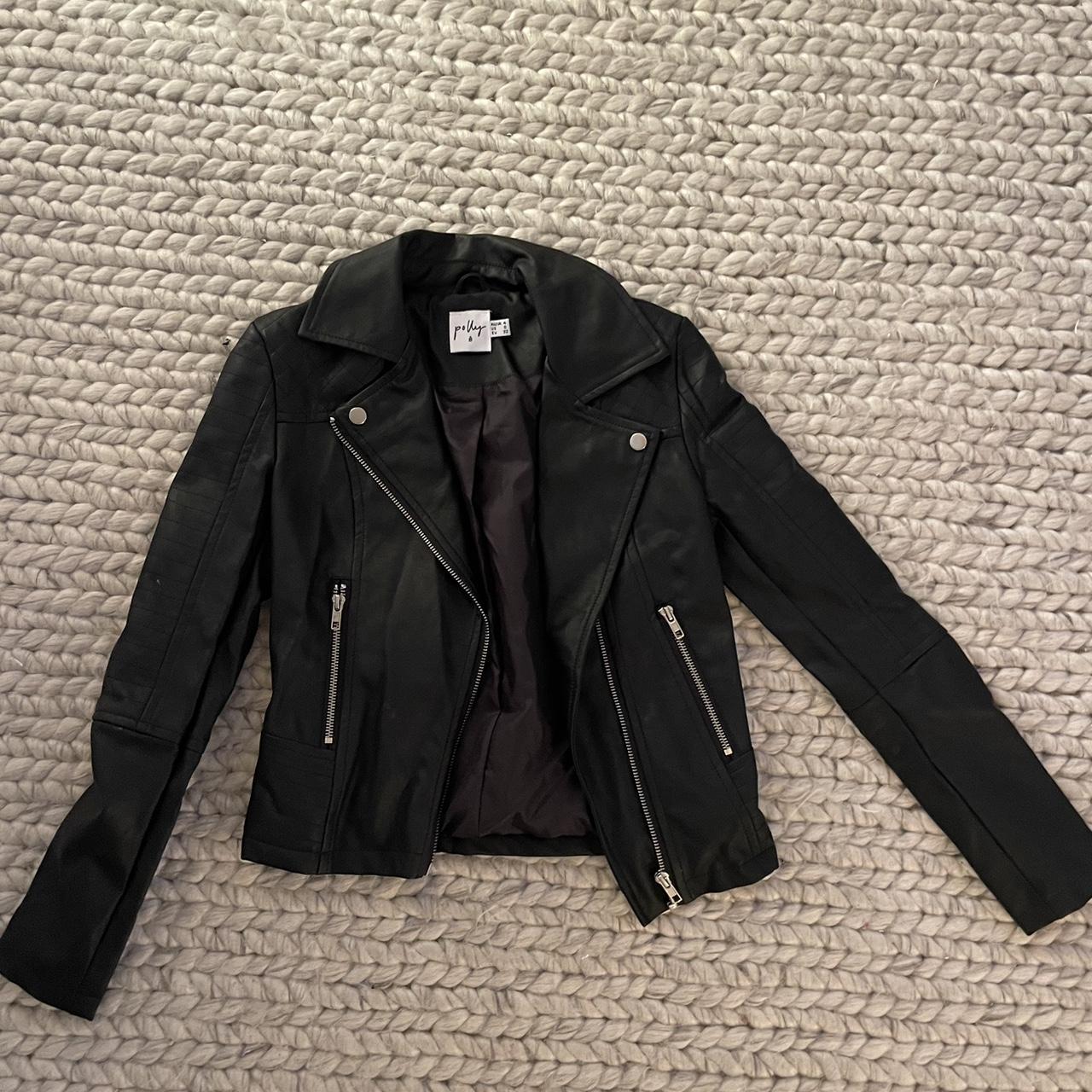 Princess Polly Women's Black Jacket | Depop