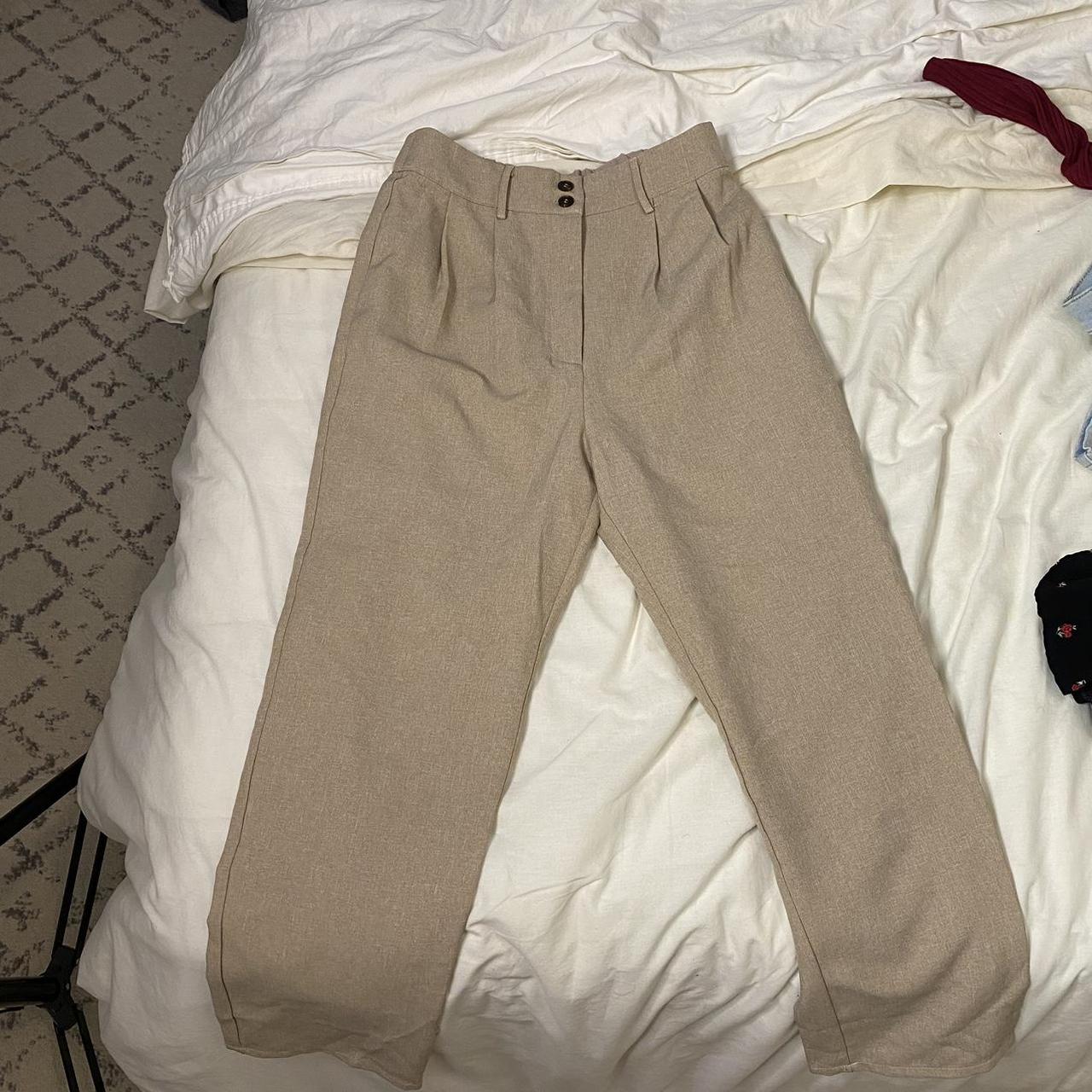 Mulberry Women's Tan and Khaki Trousers (2)