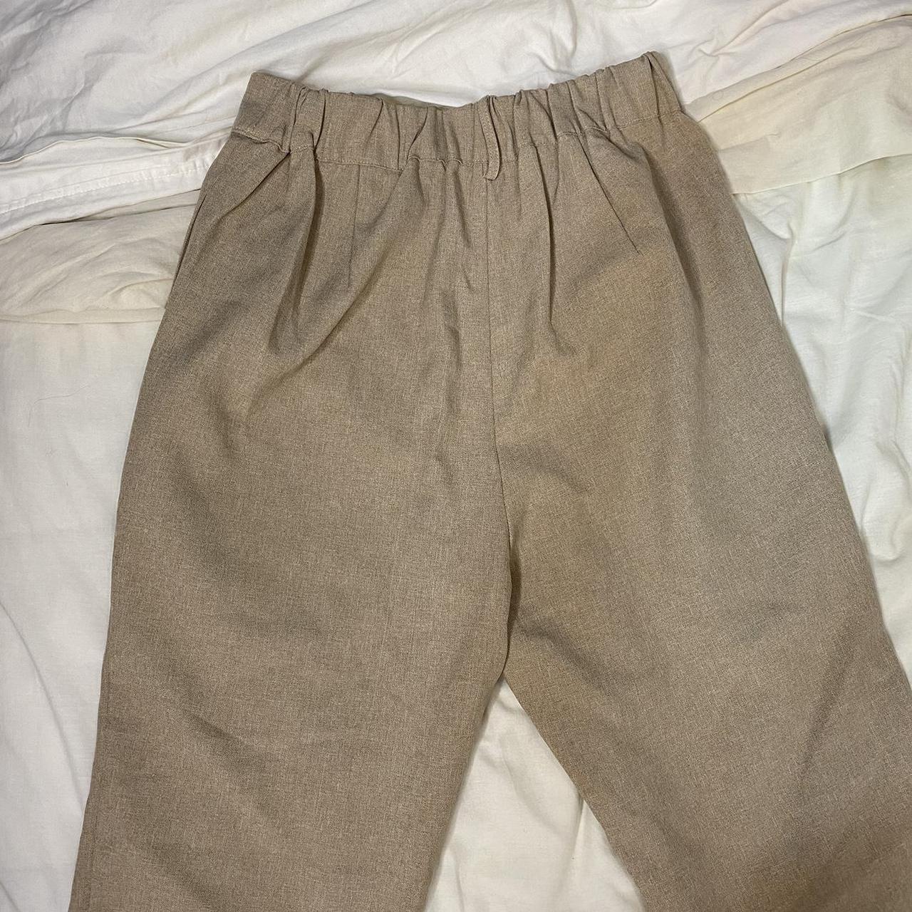 Mulberry Women's Tan and Khaki Trousers (3)