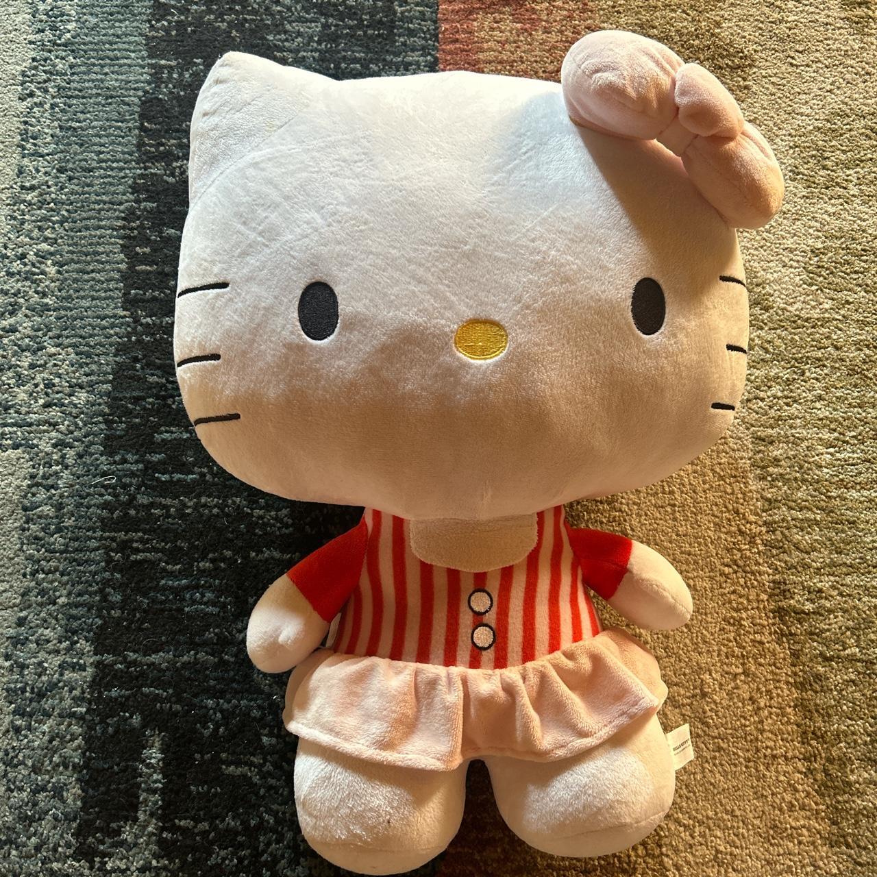 Large Hello Kitty Plush! It'S Actually Pretty Big,... - Depop