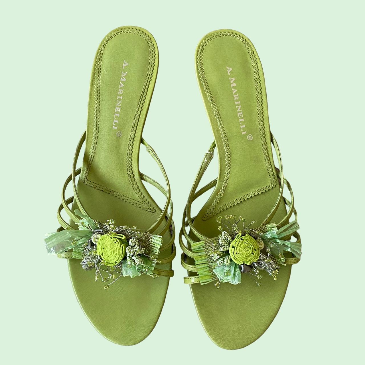 Women's Green Sandals | Depop