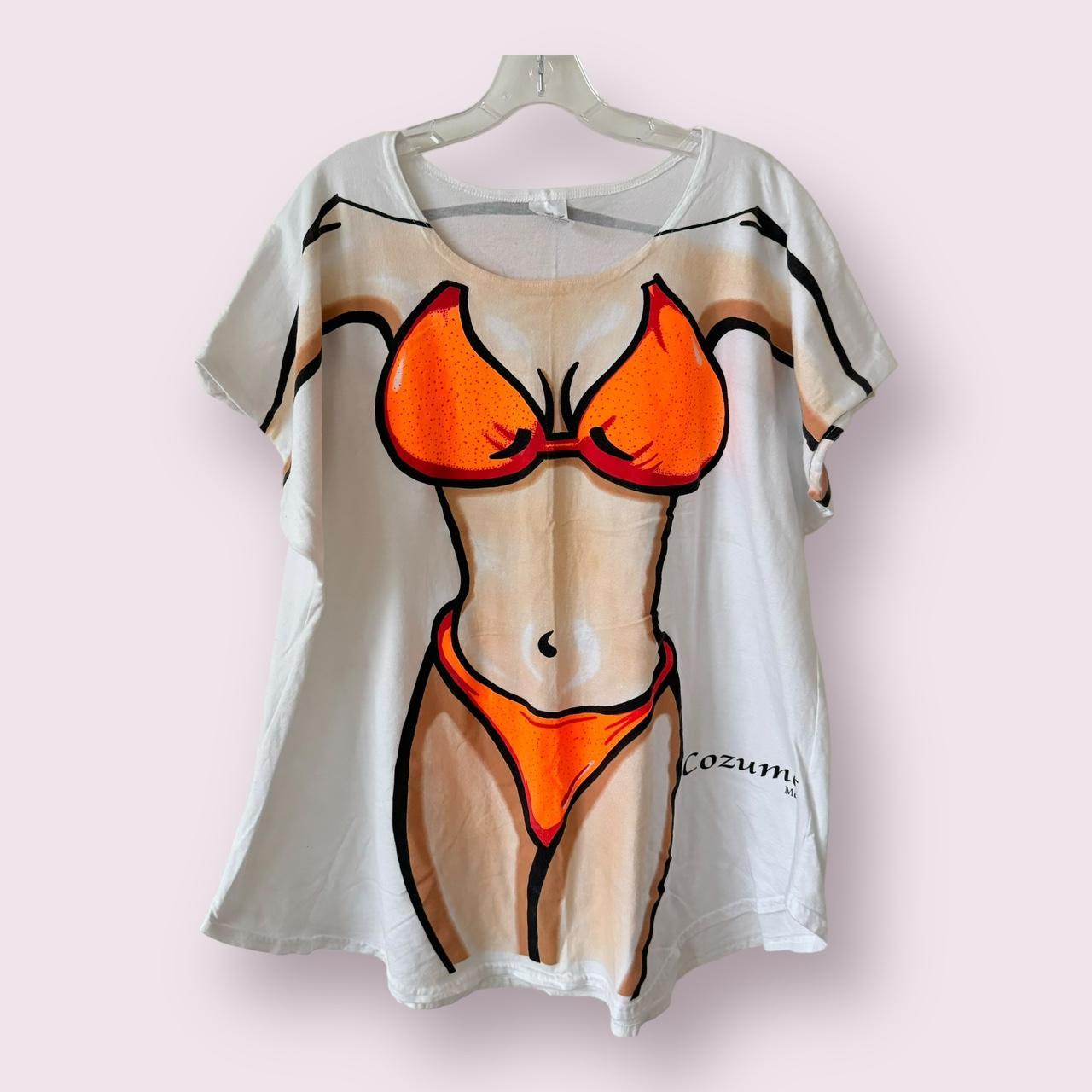 airbrush bikini shirt