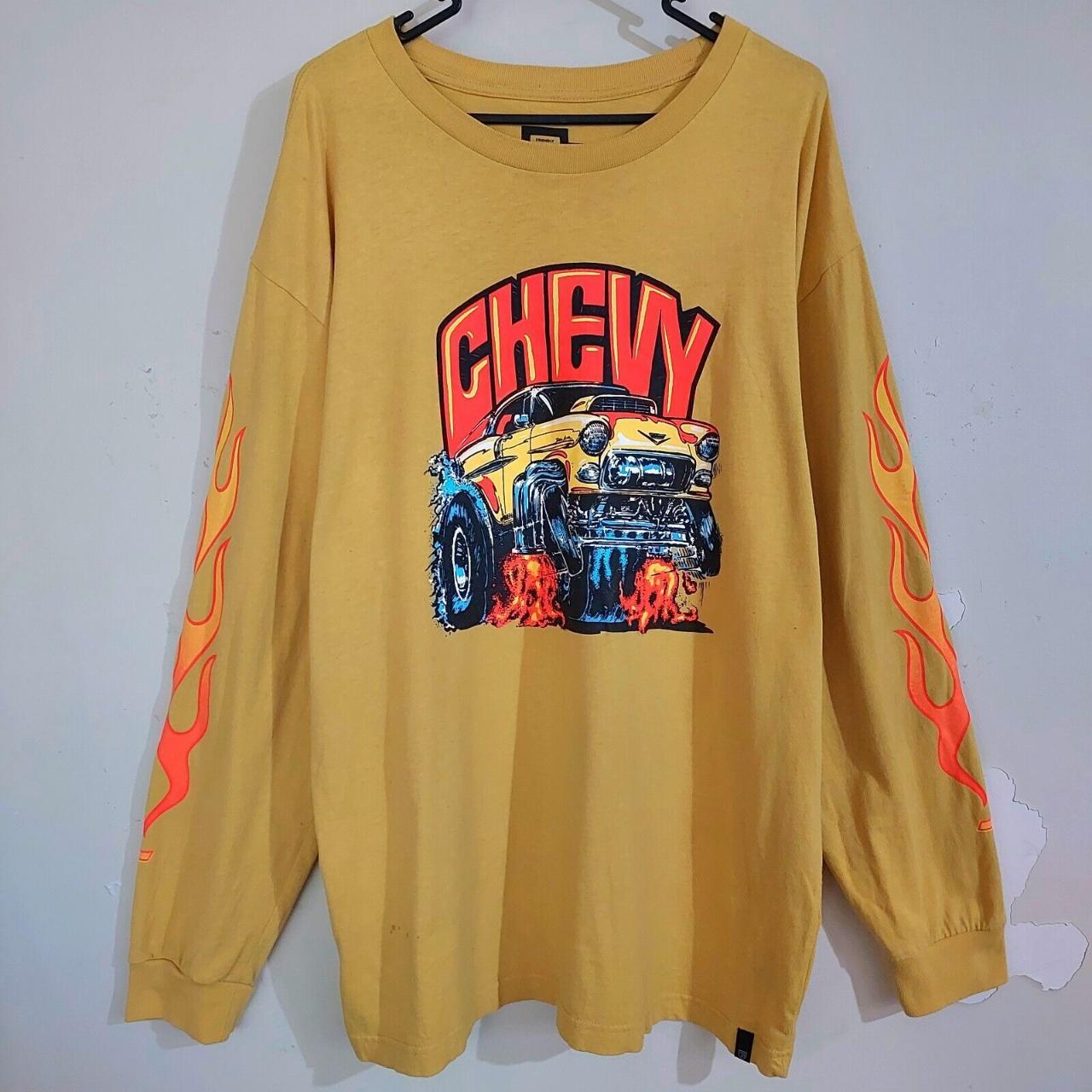 BRIXTON x CHEVY 55 Chevrolet Collab Heavy Longsleeve... Depop