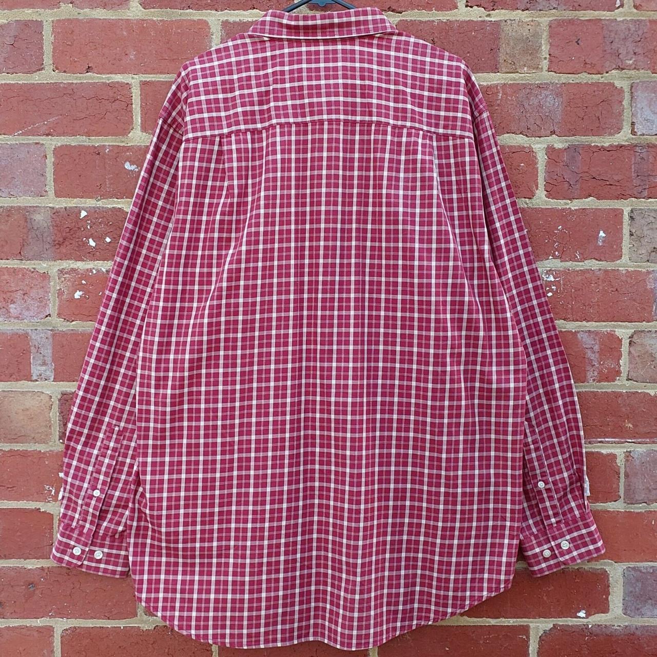 R.m. Williams Regular Fit Mens Maroon Plaid Check - Depop