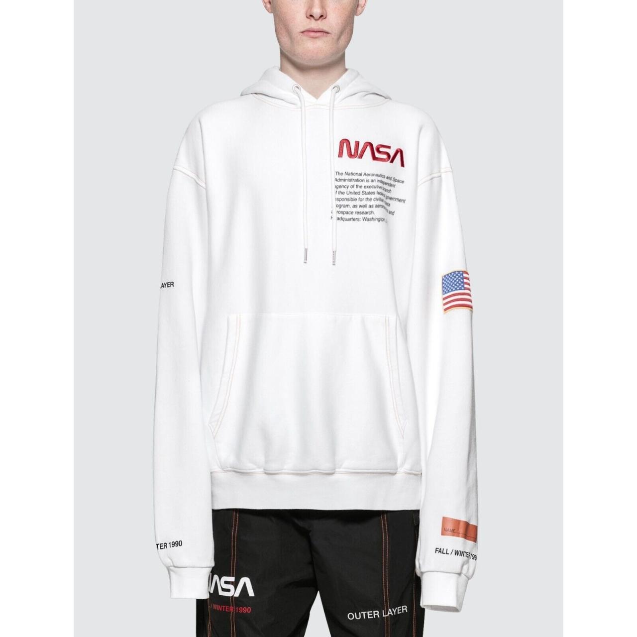 HERON PRESTON x NASA Collab White Heavy Cotton Mens. Depop