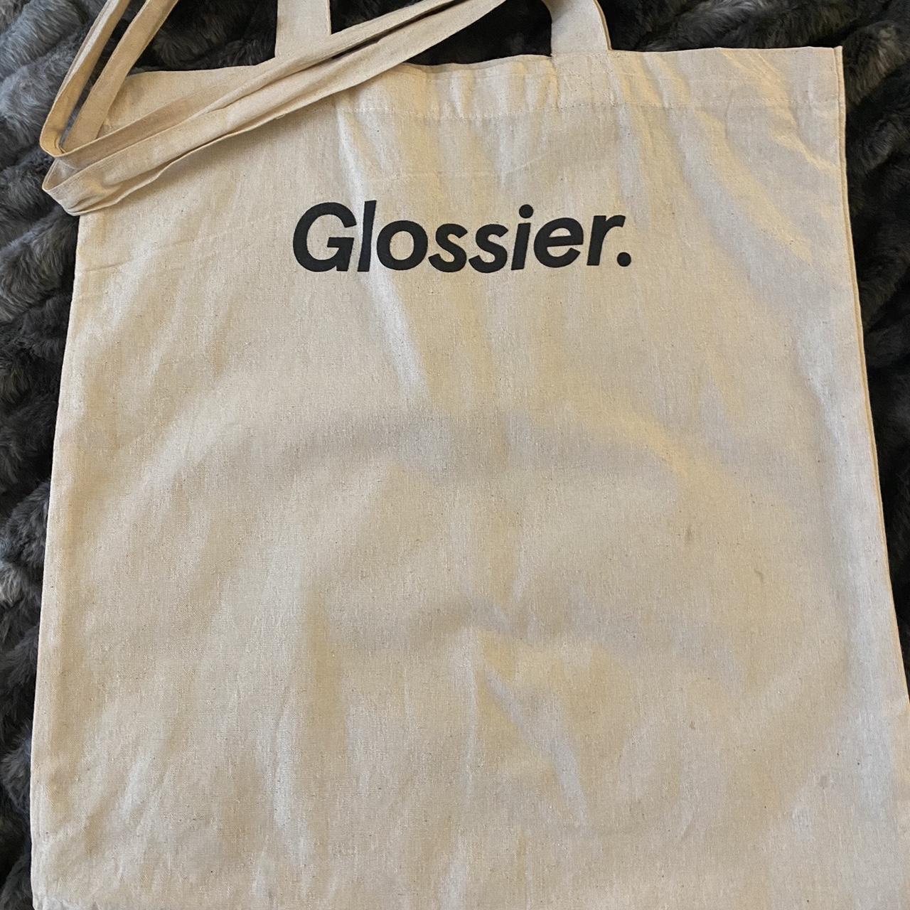 glossier tote from the NYC glossier 🫶🏼 bought a lip... - Depop