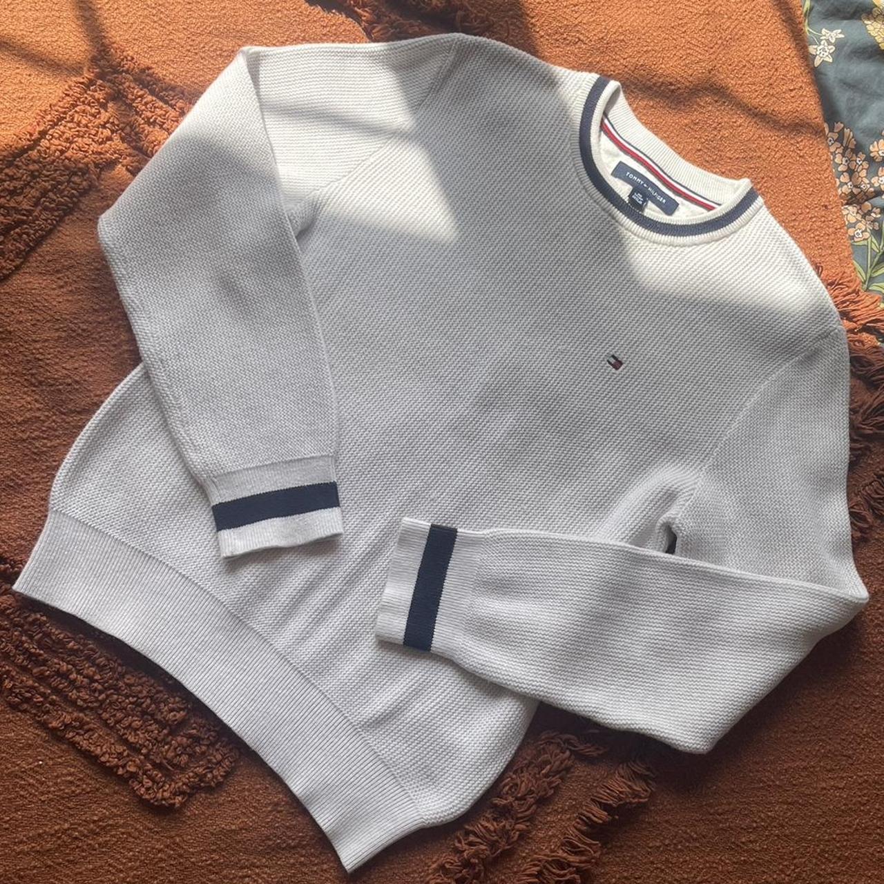 Tommy hilfiger cheap cream jumper