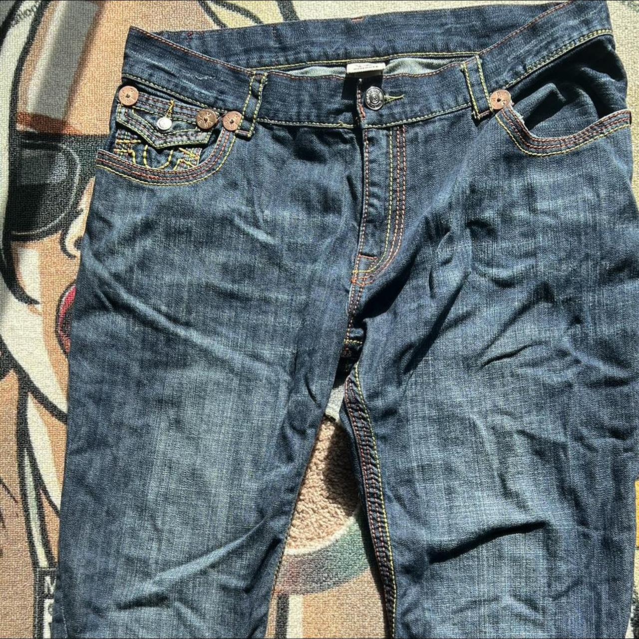 🚨 TRUE RELIGION BAGGY PANTS 🚨 30x33 Y2K SPECIAL - Depop