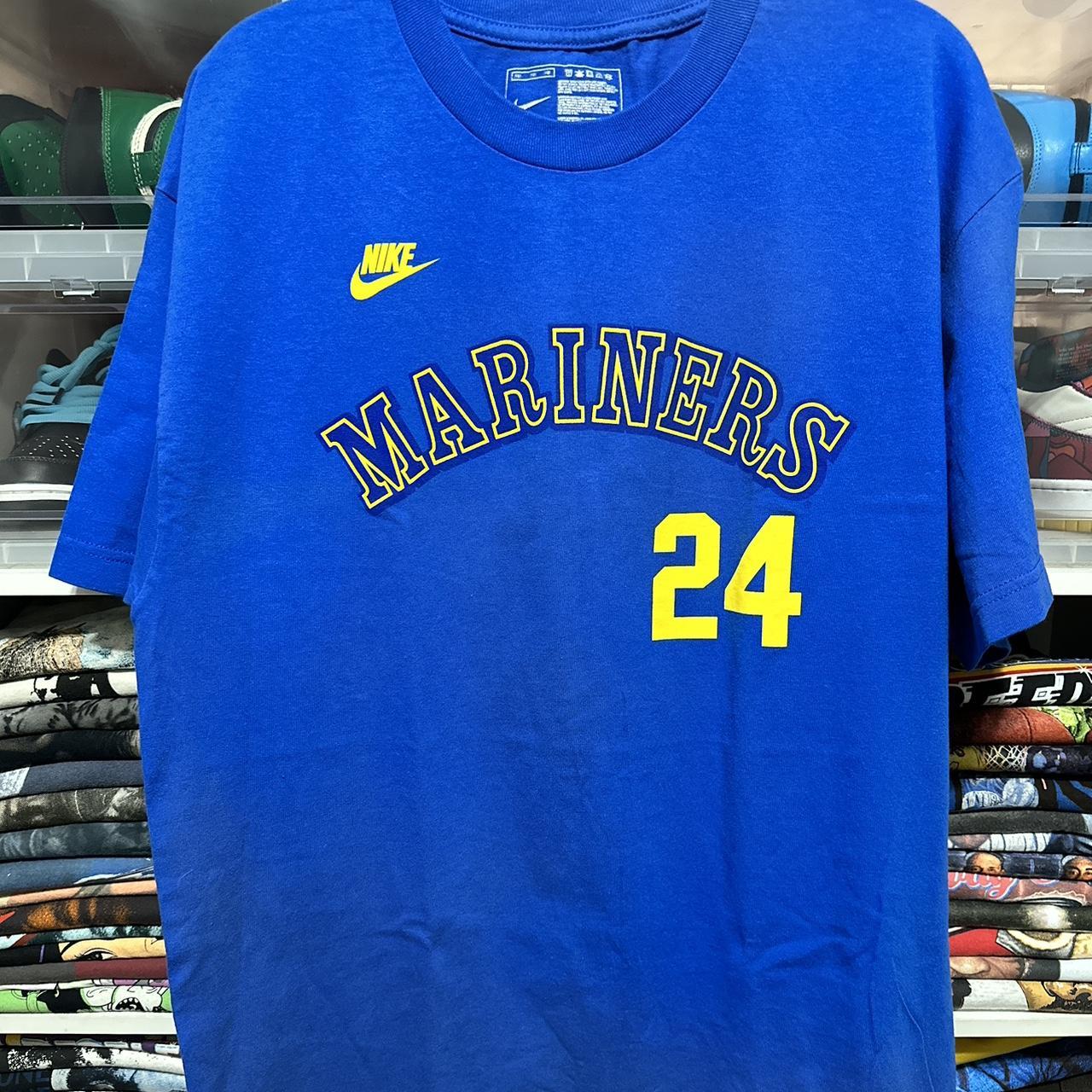 Ken Griffey Jr. MLB Seattle Mariners Nike Tee T Shirt Size XL