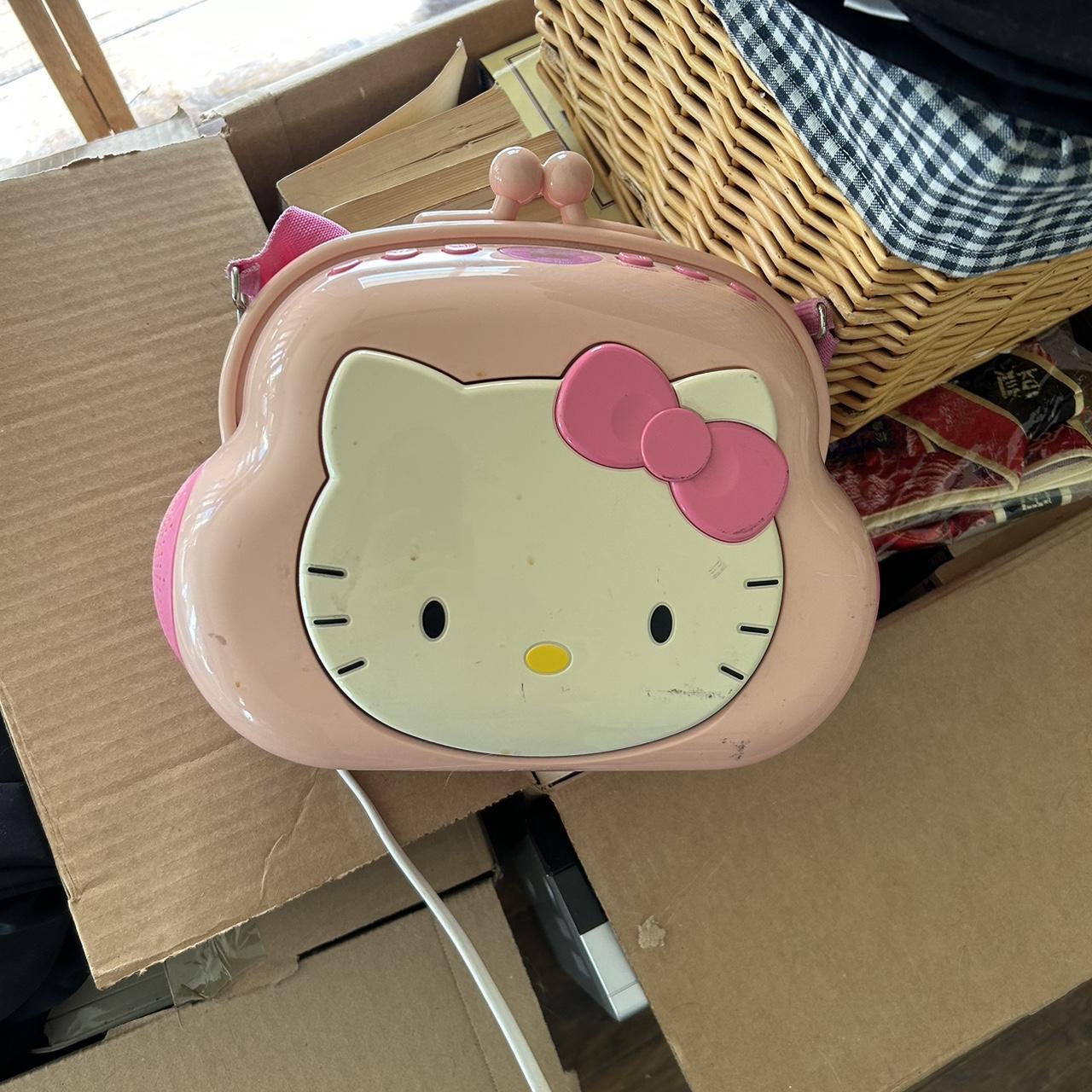 Hello kitty cd player / radio used & working, has... - Depop