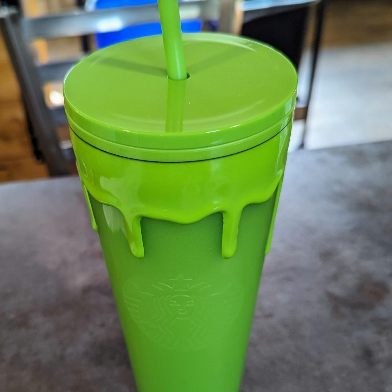 Starbucks Slime Cold Cup (Glows in the Dark) Haven't... Depop