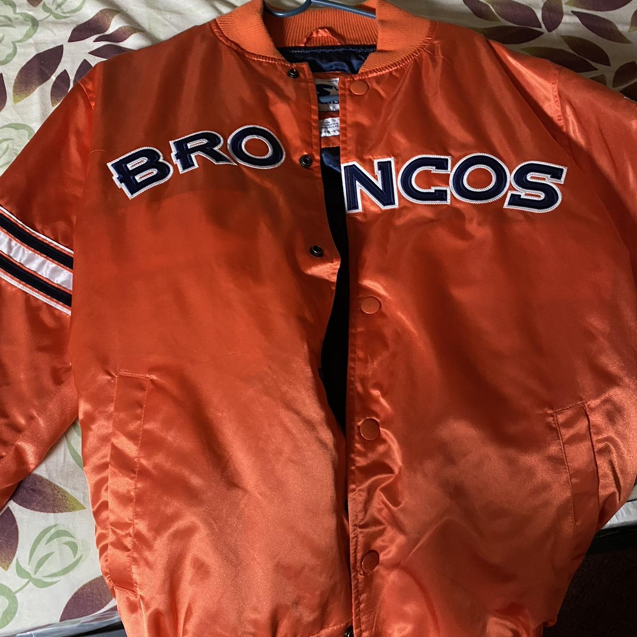 BRONCOS STARTER JACKET Size M. Fits a little over... Depop