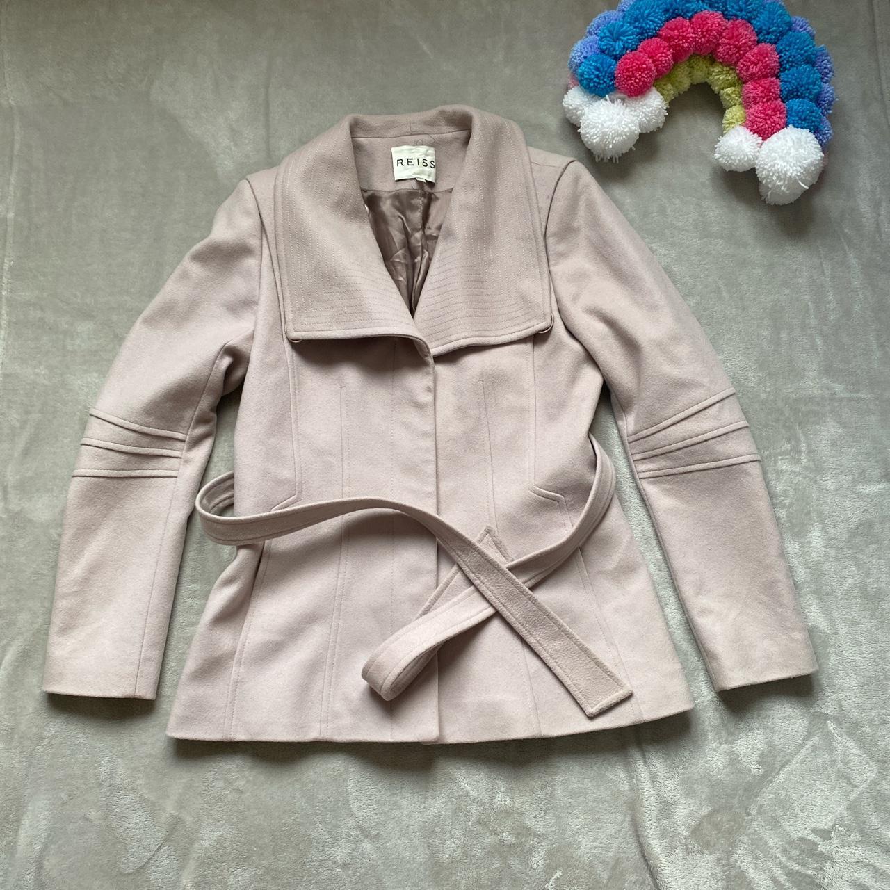 Reiss Women's Pink Jacket Depop