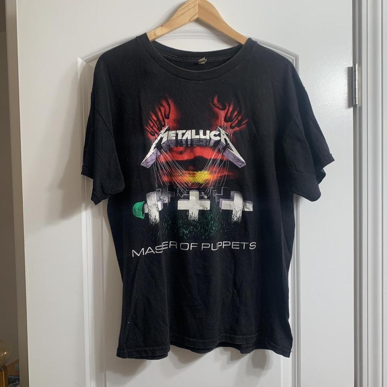 vintage metallica master of puppets t shirt