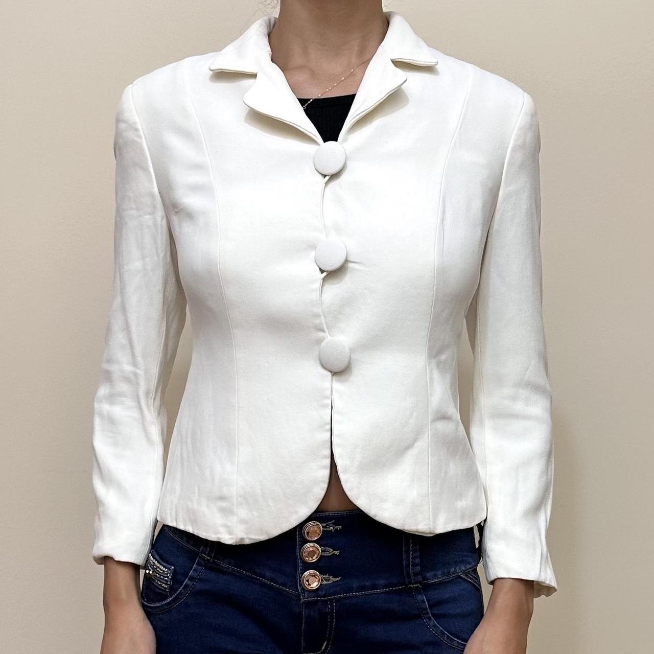 Armani white deals blazer