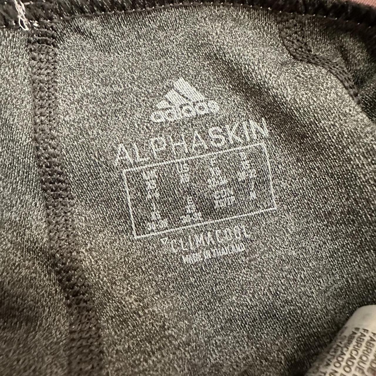 Adidas Women's Grey and Pink Leggings (4)