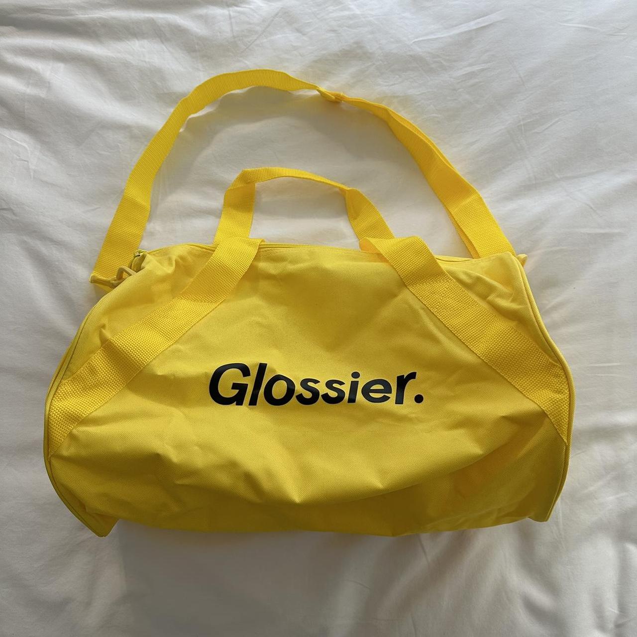Glossier Sunshine Yellow Duffel Bag Great... Depop