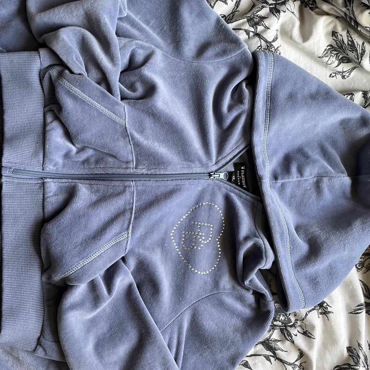 Playboy Women's Blue Jumpsuit Depop