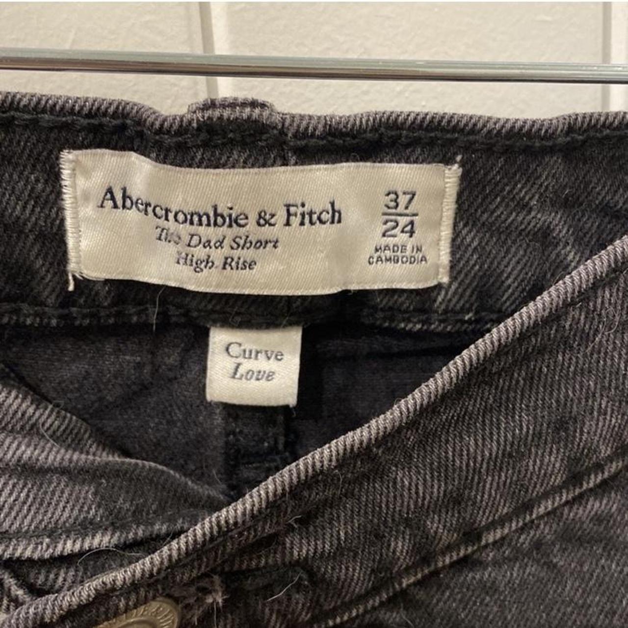 Abercrombie Dad Short High Rise Curve Love Crossover... - Depop