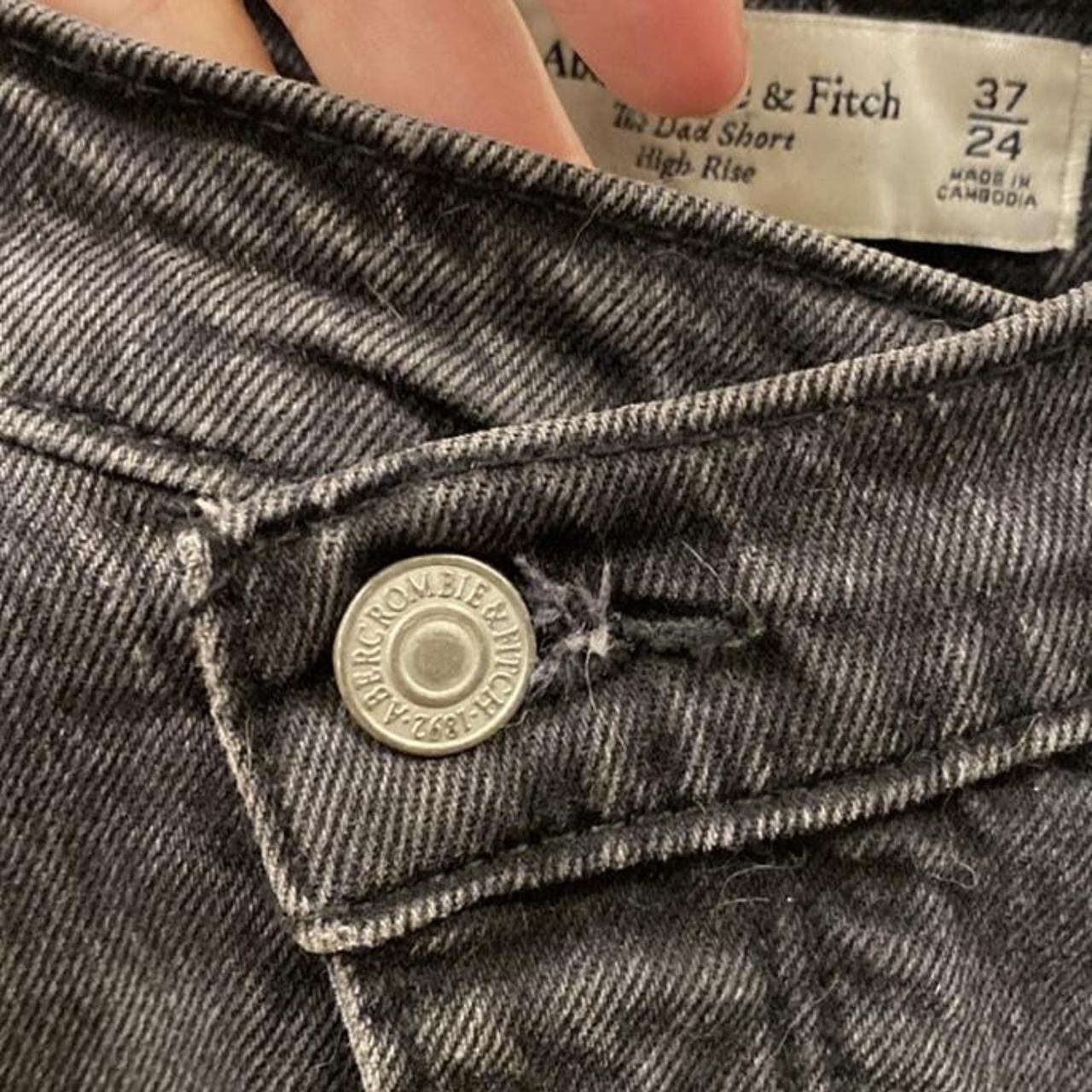 Abercrombie Dad Short High Rise Curve Love Crossover... Depop