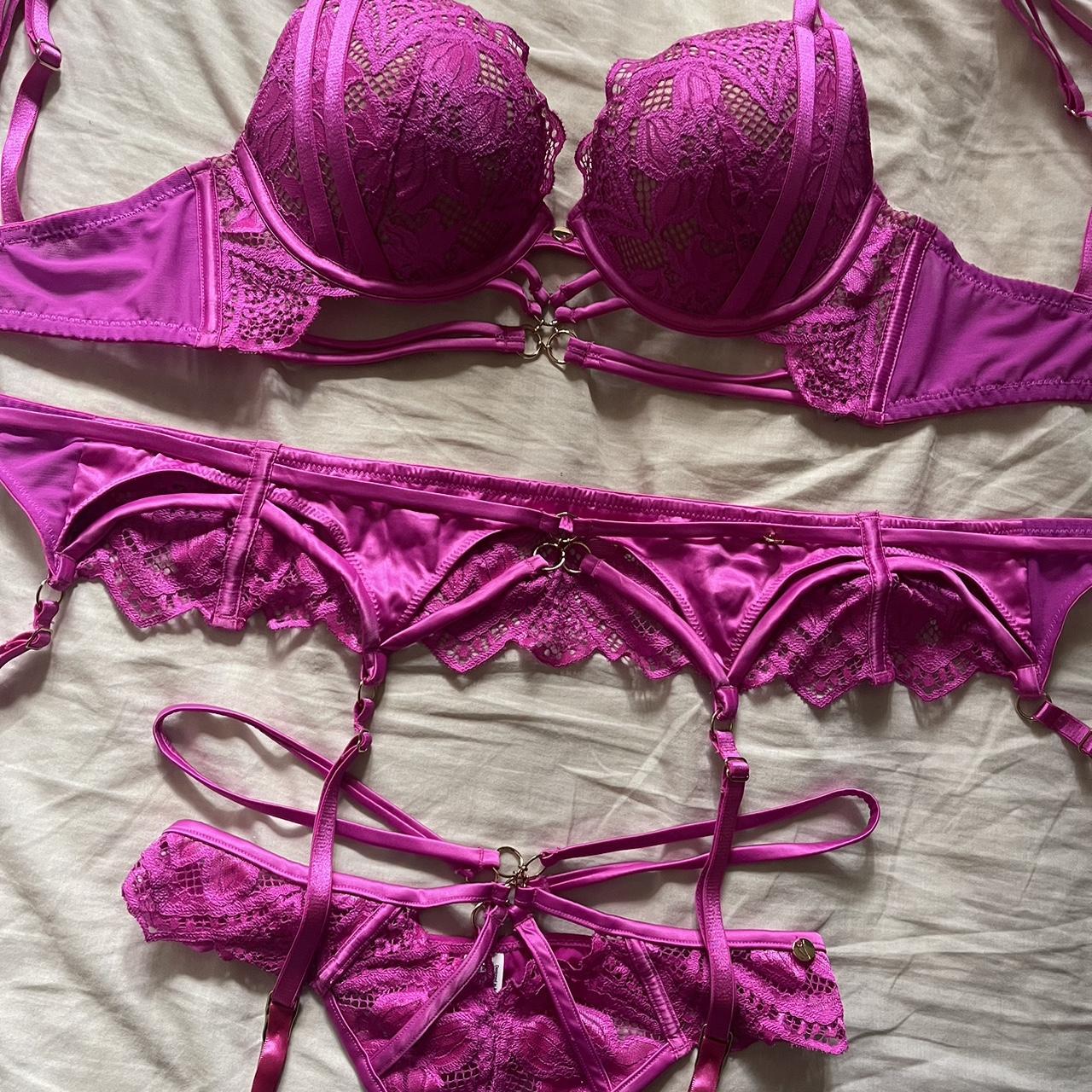 Bras N Things Vamp Set In Fuchsia 12B Bra And Small Depop bras-n-things-vamp-set-in-fuchsia-12b-bra-and-small-depop