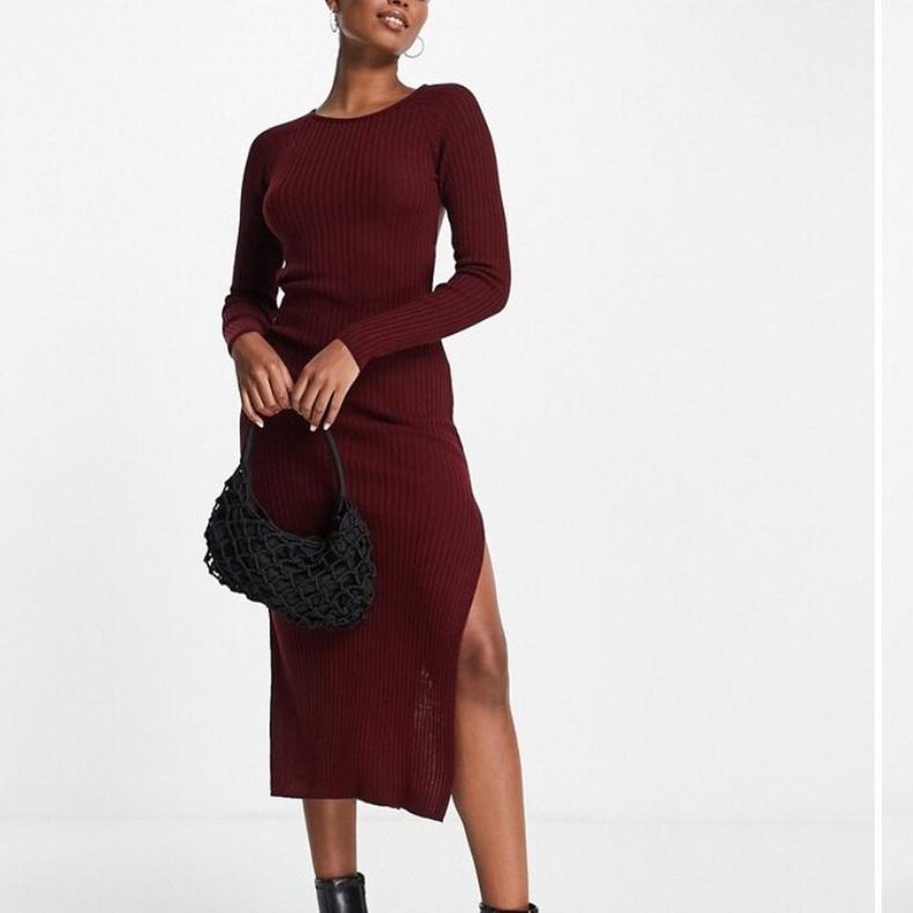 Asos knitted dress best sale