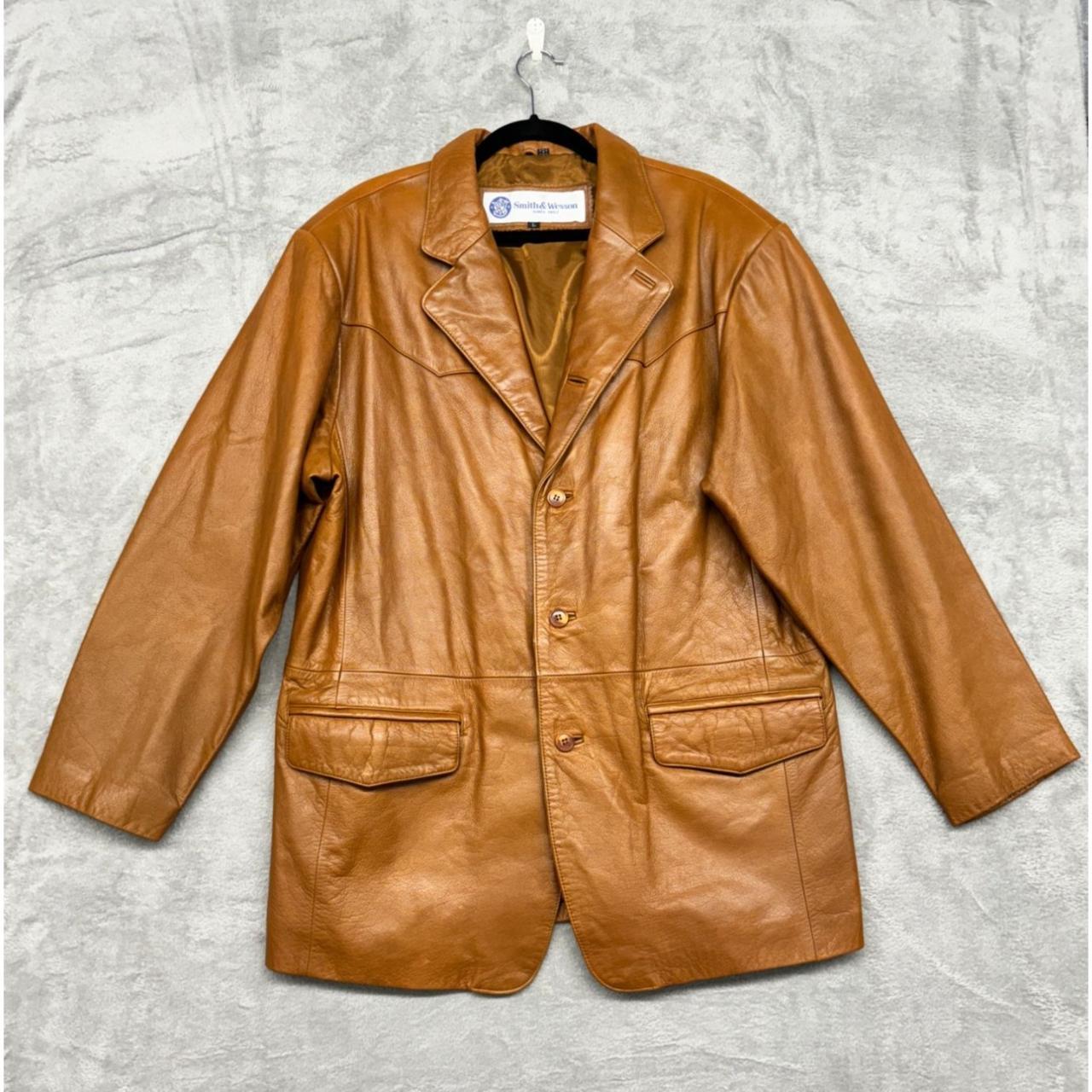 Smith and wesson leather jacket hotsell