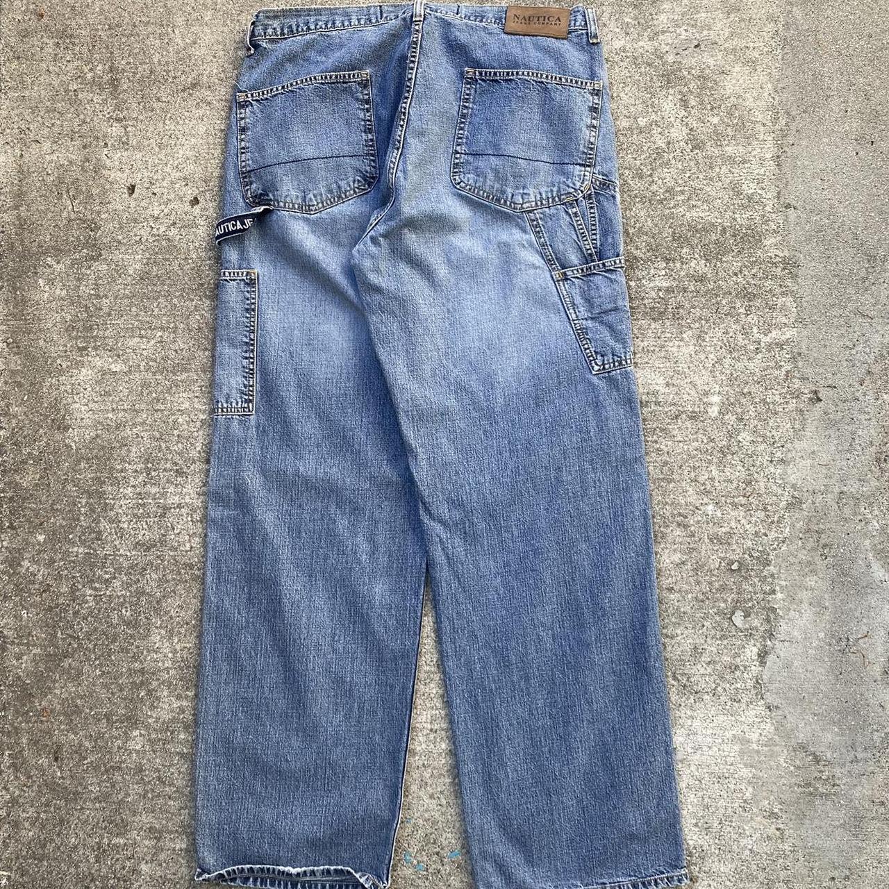 Vintage nautica baggy carpenter jeans Size:... - Depop