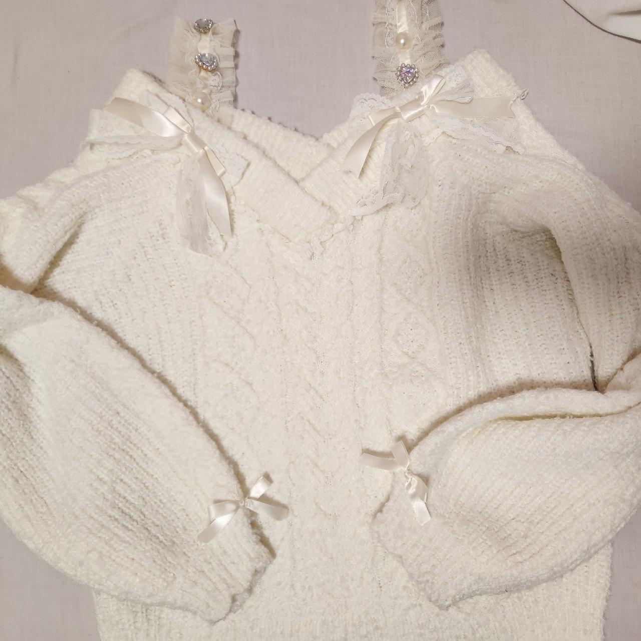 Liz lisa off the shoulder bijou sweater from the | Depop