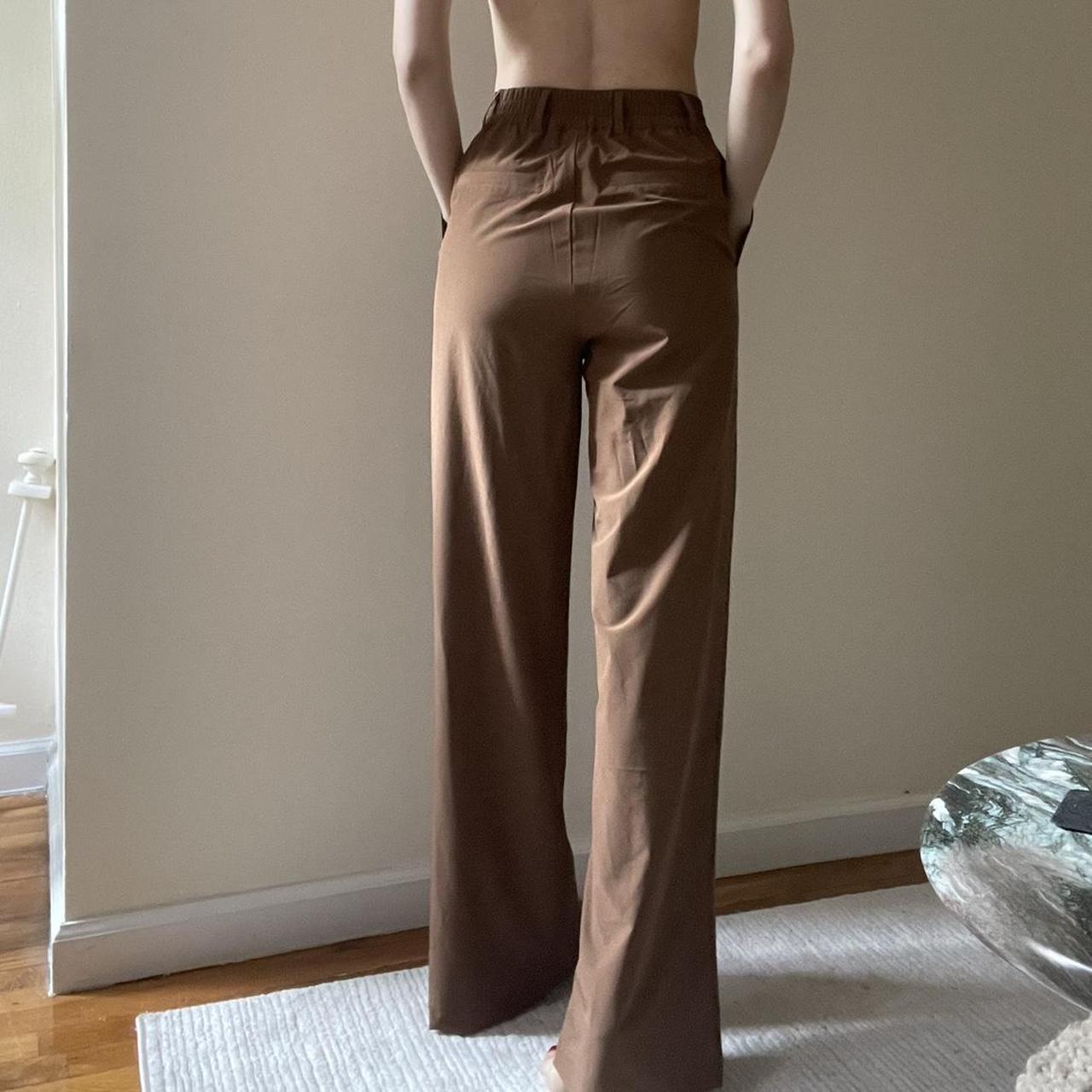 Alo Women's Brown Trousers Depop