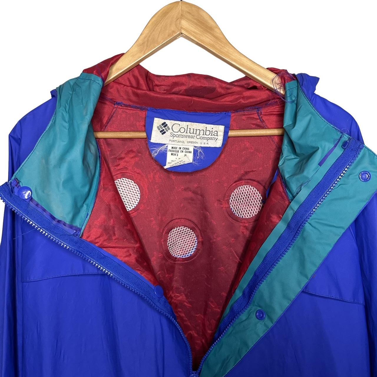 Vintage 90's Columbia PVC Rain Jacket Beak | Depop Vintage 90's Columbia PVC Rain Jacket Beak | Depop
