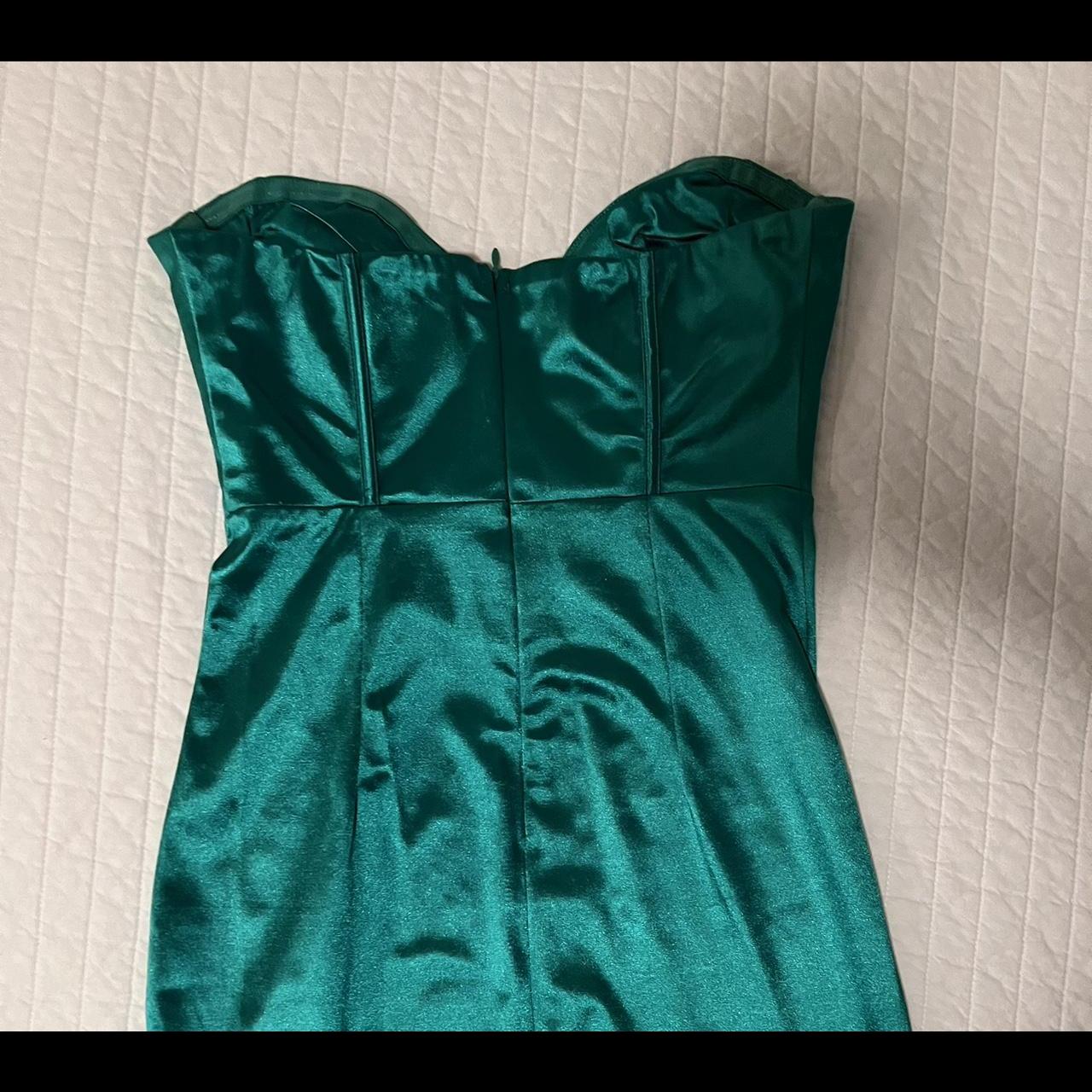 Princess Polly Women's Green Dress | Depop