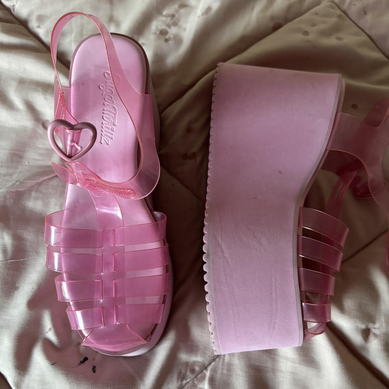 Sugar rush jelly sandals platforms from sugar Depop