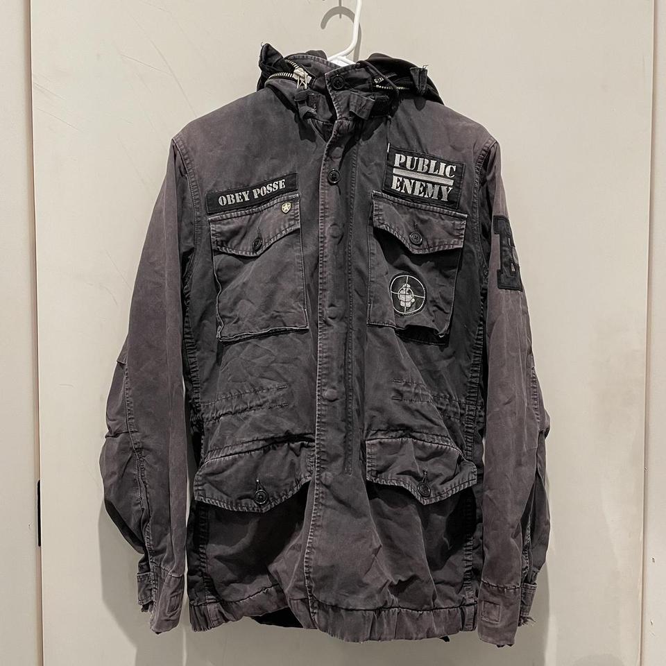 激レア】Public Enemy Obey M65 Bomber Jacket-