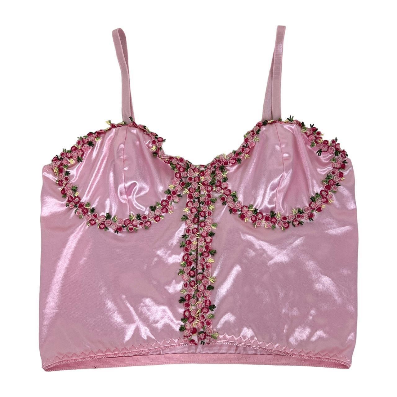 Y2K silk corset top Fits like a small From the... Depop