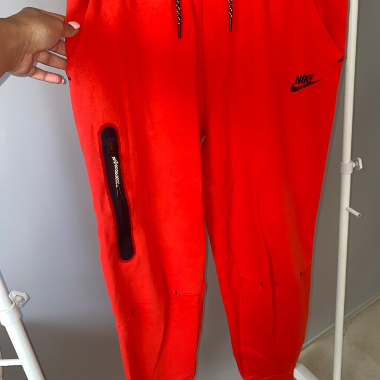 fleece nike track pants